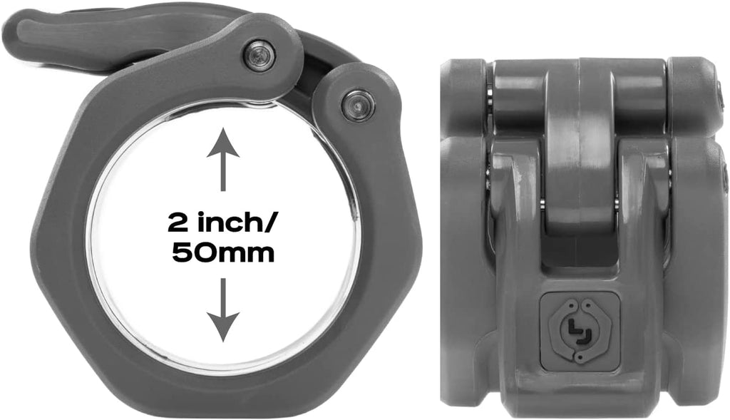Abrazaderas de Liberación Rápida para Barra (Morado)